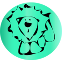 download Lion Icon clipart image with 135 hue color