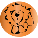 download Lion Icon clipart image with 0 hue color
