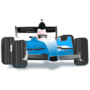 Race Car Blue