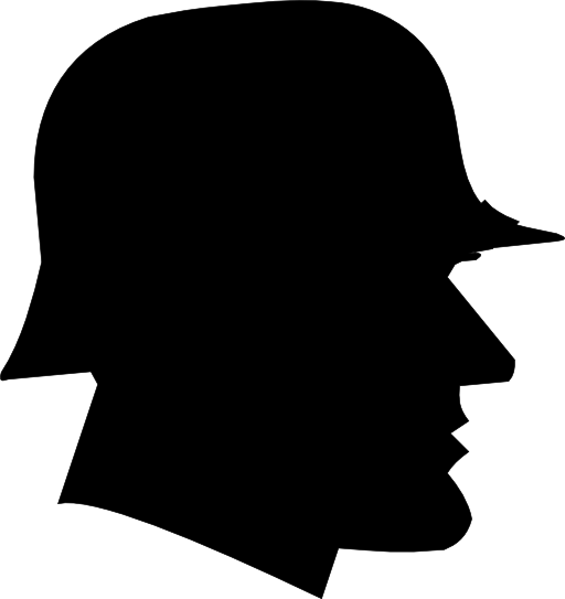 German World War 2 Soldier Silhouette