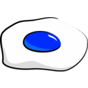 download Egg clipart image with 180 hue color