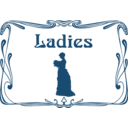 Ladies Wc Door Sign