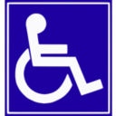 download Handicap Sign clipart image with 45 hue color