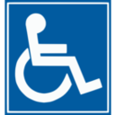 download Handicap Sign clipart image with 0 hue color