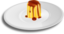 Creme Caramel On Plate