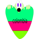 download Colombia clipart image with 90 hue color