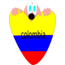 download Colombia clipart image with 0 hue color