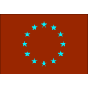 download Flag Of European Union clipart image with 135 hue color