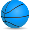 download Basketball clipart image with 180 hue color