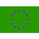 download Flag Of European Union clipart image with 225 hue color