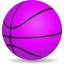 download Basketball clipart image with 270 hue color