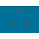 download Flag Of European Union clipart image with 315 hue color