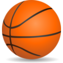 download Basketball clipart image with 0 hue color