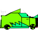 download Hand Drawing Car clipart image with 90 hue color