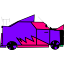 download Hand Drawing Car clipart image with 270 hue color
