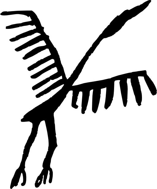 Rock Art Stork