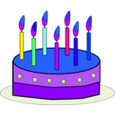 download Cake clipart image with 225 hue color