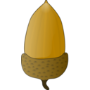 download Acorn clipart image with 0 hue color