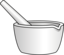 Mortar With Pestle