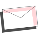 download Envelope clipart image with 180 hue color