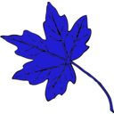 download Maple Leaf clipart image with 225 hue color