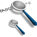 download Magnifying Glass clipart image with 180 hue color