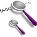 download Magnifying Glass clipart image with 270 hue color