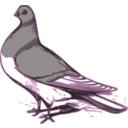 download Pigeon Illustration clipart image with 270 hue color