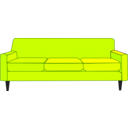 download Blue Sofa clipart image with 225 hue color
