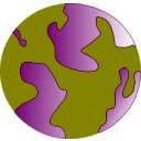 download Pseudo Globe clipart image with 180 hue color