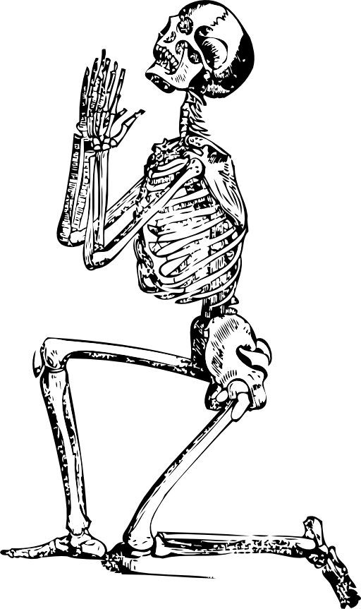 Praying Skeleton