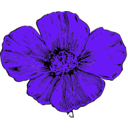 download California Poppy clipart image with 225 hue color