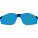 download Sunglasses clipart image with 180 hue color