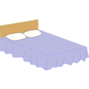 download Bed clipart image with 0 hue color