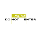 download Notice Do Not Enter clipart image with 180 hue color