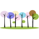 download Arboles Colores clipart image with 0 hue color