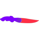 download Knife clipart image with 270 hue color