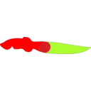 download Knife clipart image with 0 hue color