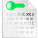 download Encrypted File Icon clipart image with 90 hue color