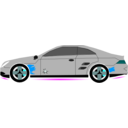 download Car clipart image with 180 hue color