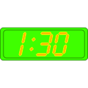 download Digital Clock clipart image with 45 hue color