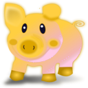 download Piglet clipart image with 45 hue color