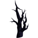 download Dead Tree clipart image with 180 hue color