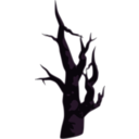 download Dead Tree clipart image with 225 hue color