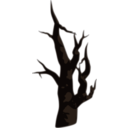 download Dead Tree clipart image with 315 hue color