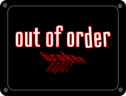 Schild Out Of Order