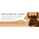 download Gnu Speaking clipart image with 0 hue color