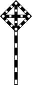 Gd 10 Sign Temporary Sign Raise The Knife Lower Wings If You Have One Obstacle