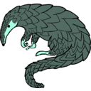 download Pangolin clipart image with 135 hue color