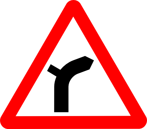 Roadsign Junc Curve